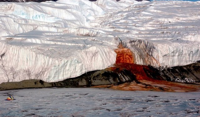 Bí ẩn thác nước trăm năm chảy ra "máu" ở Nam Cực