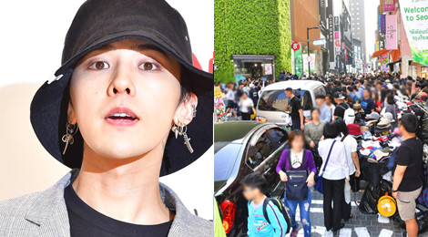 G-Dragon khiến cả khu phố thủ đô Hàn Quốc tắc nghẽn