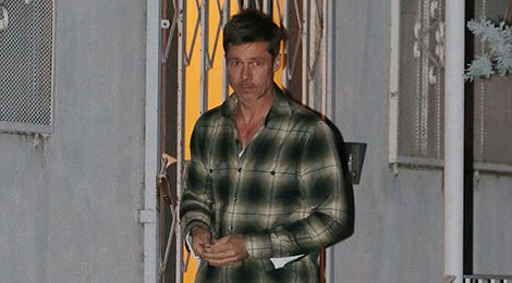 Brad Pitt lại xuất hiện với diện mạo tiều tụy trên phố