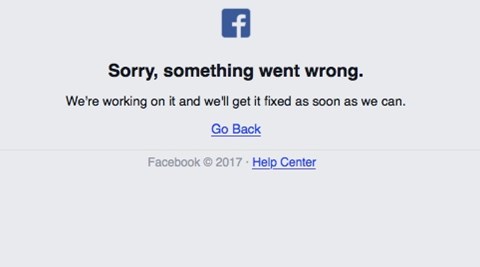 Facebook đột ngột "chết lâm sàng" trong 30 phút