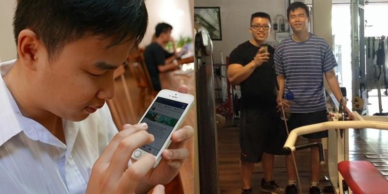 Chàng trai khiếm thị Việt tham gia tạo app cho người mù tại Singapore