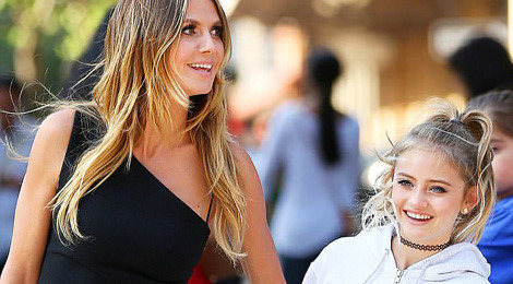 Con gái của Heidi Klum và ông trùm F1 xinh như búp bê