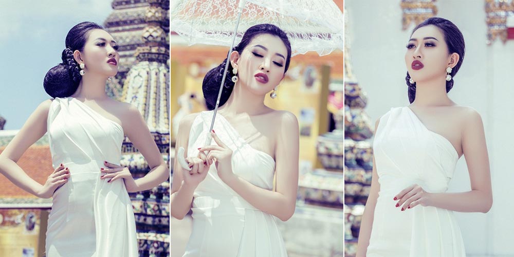 Hoa hậu Huỳnh Thúy Anh phát triển hình ảnh ra quốc tế