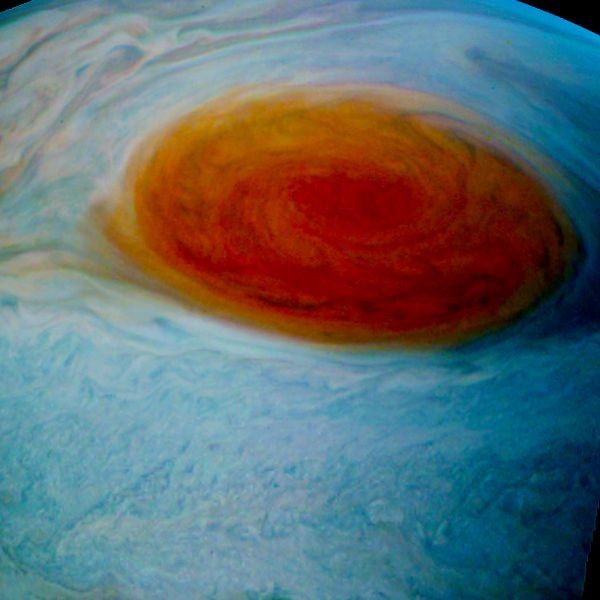 NASA công bố ảnh "siêu bão" Vết Đỏ Lớn trên Sao Mộc
