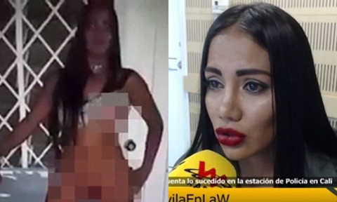 Người mẫu Colombia bị cảnh sát ép múa thoát y tại đồn
