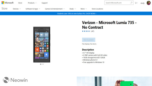 Microsoft chính thức ngừng bán điện thoại chạy Windows Phone