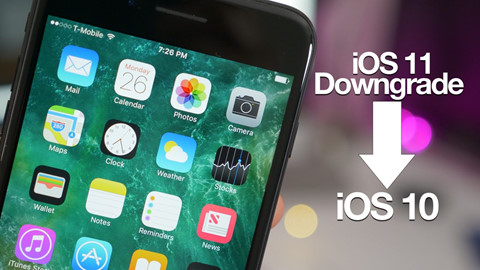 Cách downgrade iOS 11 xuống iOS 10 trước khi Apple khóa