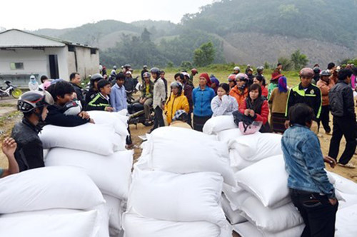 Cấp 72 tấn gạo cứu đói cho Sơn La