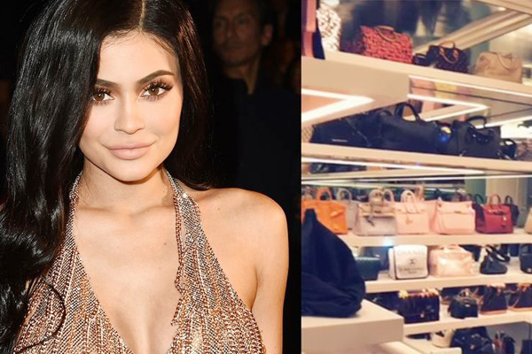 Tủ đồ tràn ngập hàng hiệu xa xỉ của hot girl Kylie Jenner