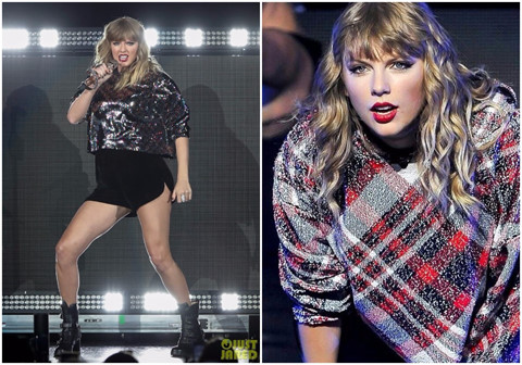 Taylor Swift lộ đùi to, thân hình mập mạp sau khi tăng gần 7 kg