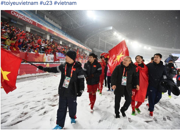 Cộng đồng mạng vẫn gọi U23 Việt Nam là “nhà vô địch” sau trận chung kết cam go