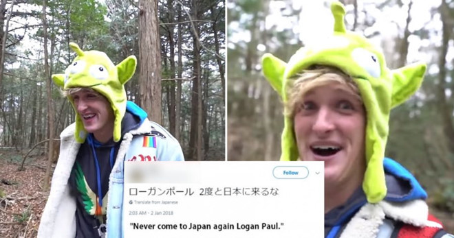 YouTube ngưng trả tiền cho Logan Paul vì cười cợt xác chết ở Nhật