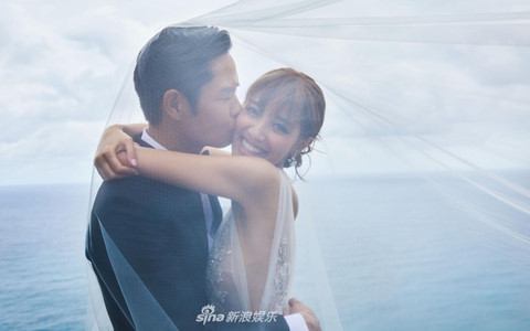 Hoa hậu 9X Hong Kong và chồng tuổi U50 tung ảnh cưới trước hôn lễ