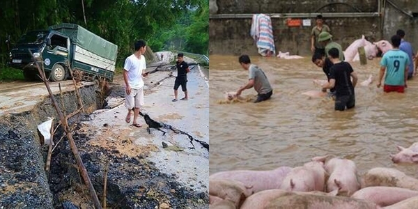 Thanh Hoá: 13 người chết, mất tích, người dân “bì bõm” lội trong bùn sau mưa lũ