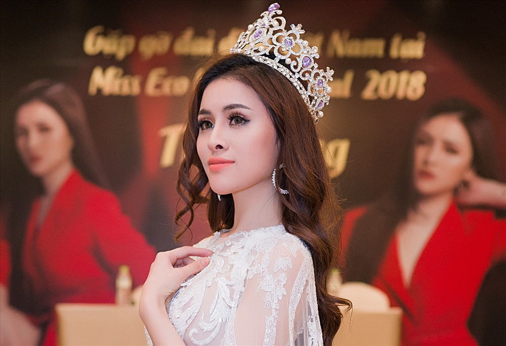 Thư Dung bị tước danh hiệu Á hậu Miss Eco International?