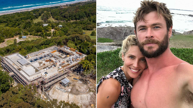 Chờ xây biệt thự, Chris Hemsworth mua nhà triệu USD chỉ để ở tạm