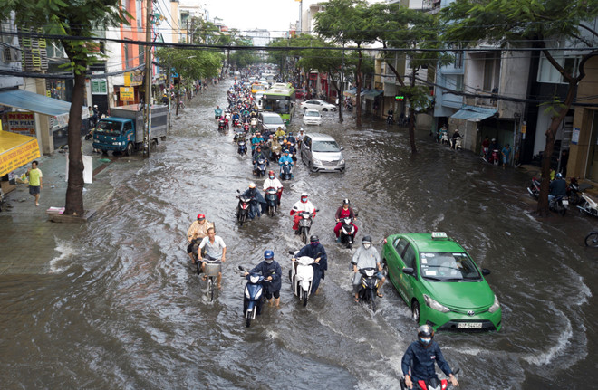 Sài Gòn có nguy cơ ngập vào Tết Kỷ Hợi 2019 do triều cường