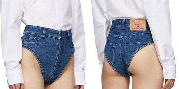 Quần jeans được thiết kế giống hệt bikini, bạn có dám mặc thử?