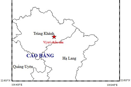 Động đất lần thứ 2 ở Cao Bằng