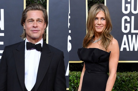 Brad Pitt, Jennifer Aniston nổi bật trên thảm đỏ Quả cầu vàng