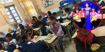 Cô giáo tặng bữa ăn sáng cho học trò nghèo