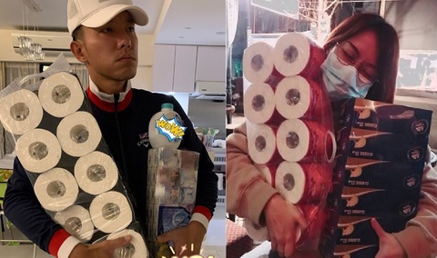 Nghệ sĩ Hong Kong chật vật mua giấy vệ sinh giữa mùa dịch Covid-19