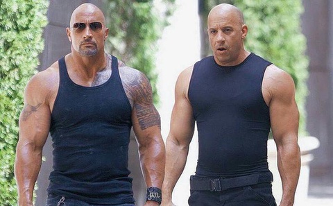 The Rock và Vin Diesel - hai tài tử khác biệt ở Hollywood