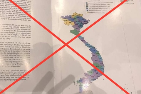 Thu hồi tài liệu in bản đồ Việt Nam không có Hoàng Sa, Trường Sa