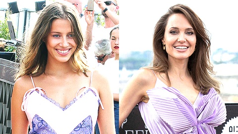 Nicole Poturalski bị so sánh với Angelina Jolie