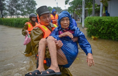 Quảng Ngãi, Bình Định, Quảng Nam sơ tán dân trước bão số 13