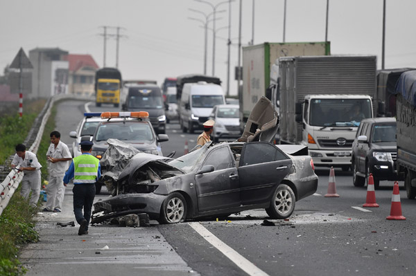40 người chết vì tai nạn giao thông trong kỳ nghỉ Tết Dương lịch