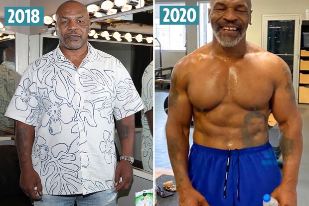 Mike Tyson giảm 45 kg