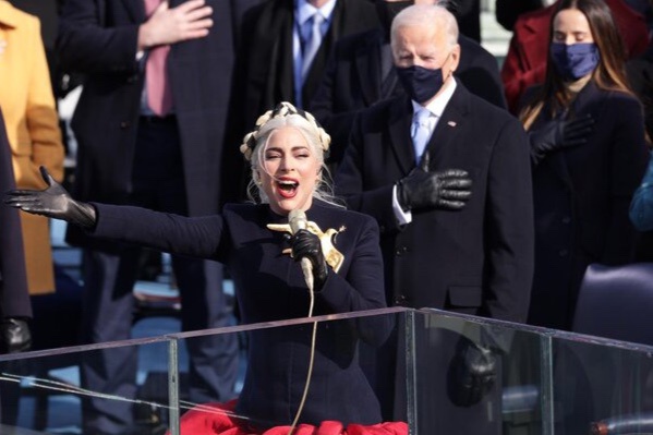 Lady Gaga hát trong lễ nhậm chức của ông Joe Biden