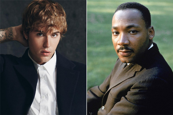 Justin Bieber bị chỉ trích vì dùng clip của Martin Luther King