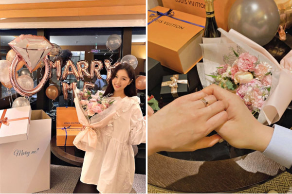 Nữ ca sĩ người Hàn ở Vpop được bạn trai cầu hôn