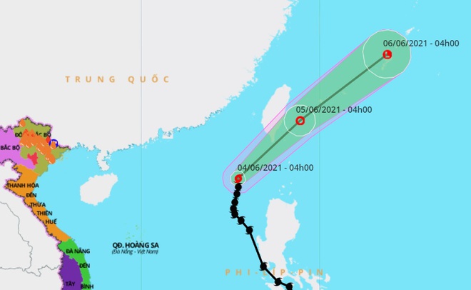 Bão Choi-Wan giật cấp 10 trên Biển Đông, Hà Nội mưa dông