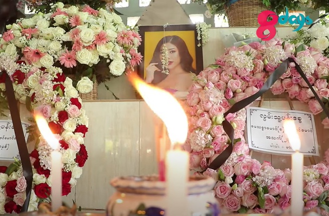 Nước mắt trong lễ tang Hoa hậu Chuyển giới Myanmar