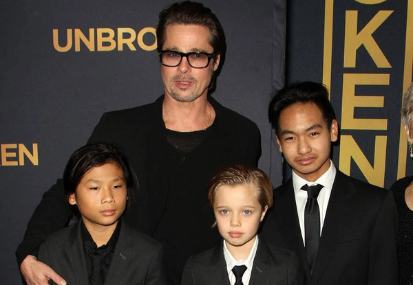 Ba người con từng muốn làm chứng chống lại Brad Pitt