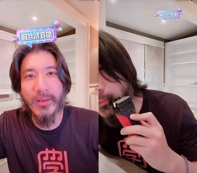 12,3 triệu người xem Vương Lực Hoành livestream cạo râu