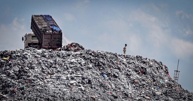Bãi rác Nam Sơn ngừng tiếp nhận rác vì nguy cơ mất an toàn