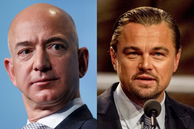 Tỷ phú Jeff Bezos nhắc nhở Leonardo DiCaprio