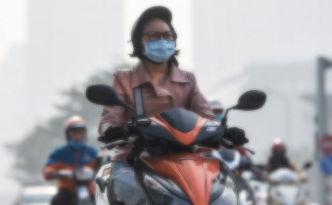 Không khí ở Hà Nội ô nhiễm nghiêm trọng