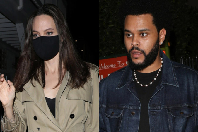 The Weeknd gửi thông điệp đang hẹn hò Angelina Jolie