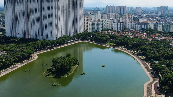 Công viên 6.000 m2 có vị trí 'vàng' hoang hóa giữa lòng Hà Nội