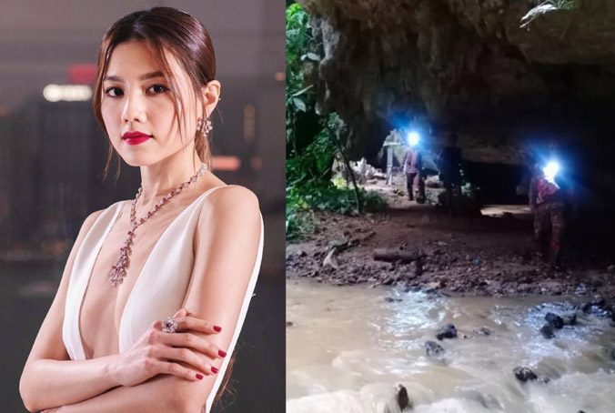 Đoàn phim Hong Kong mắc kẹt trong hang động ngập nước sâu, sạt lở