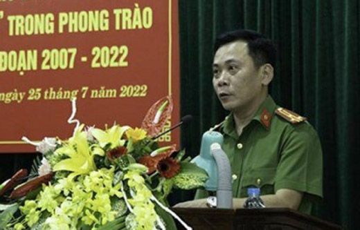 Trưởng công an thành phố Nam Định qua đời