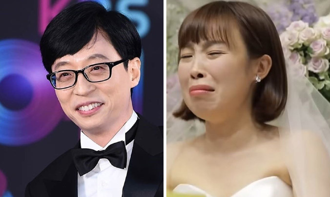 Diễn viên hài bật khóc khi MC Yoo Jae Suk dự lễ cưới