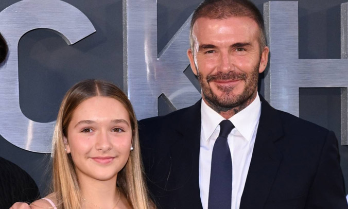 Con gái David Beckham mặc nữ tính ở tuổi 12