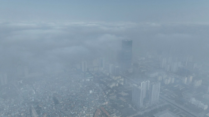 Gia tăng ô nhiễm bụi mịn ở Hà Nội