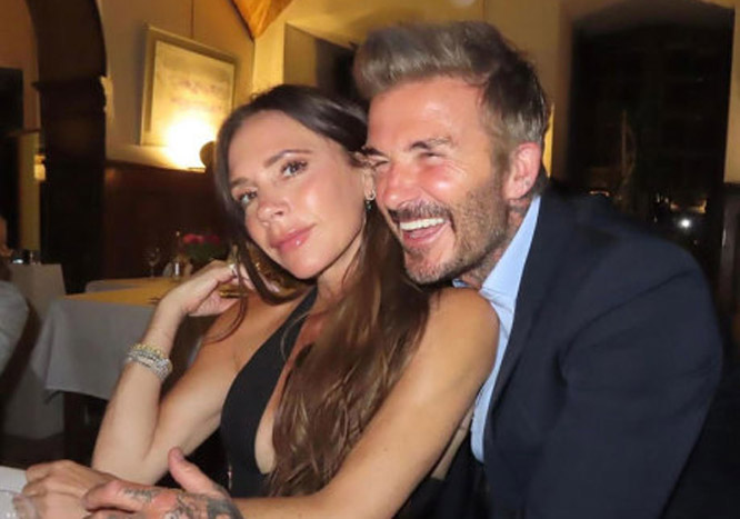 Victoria và các con chúc sinh nhật Beckham